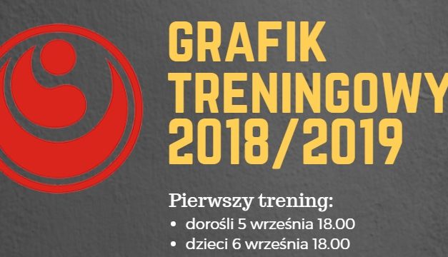 Grafik treningów 2018/2019